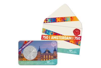 Defintieve oplage van het 750 jaar Amsterdam Vijfje Eerste Dag Uitgifte is bekend